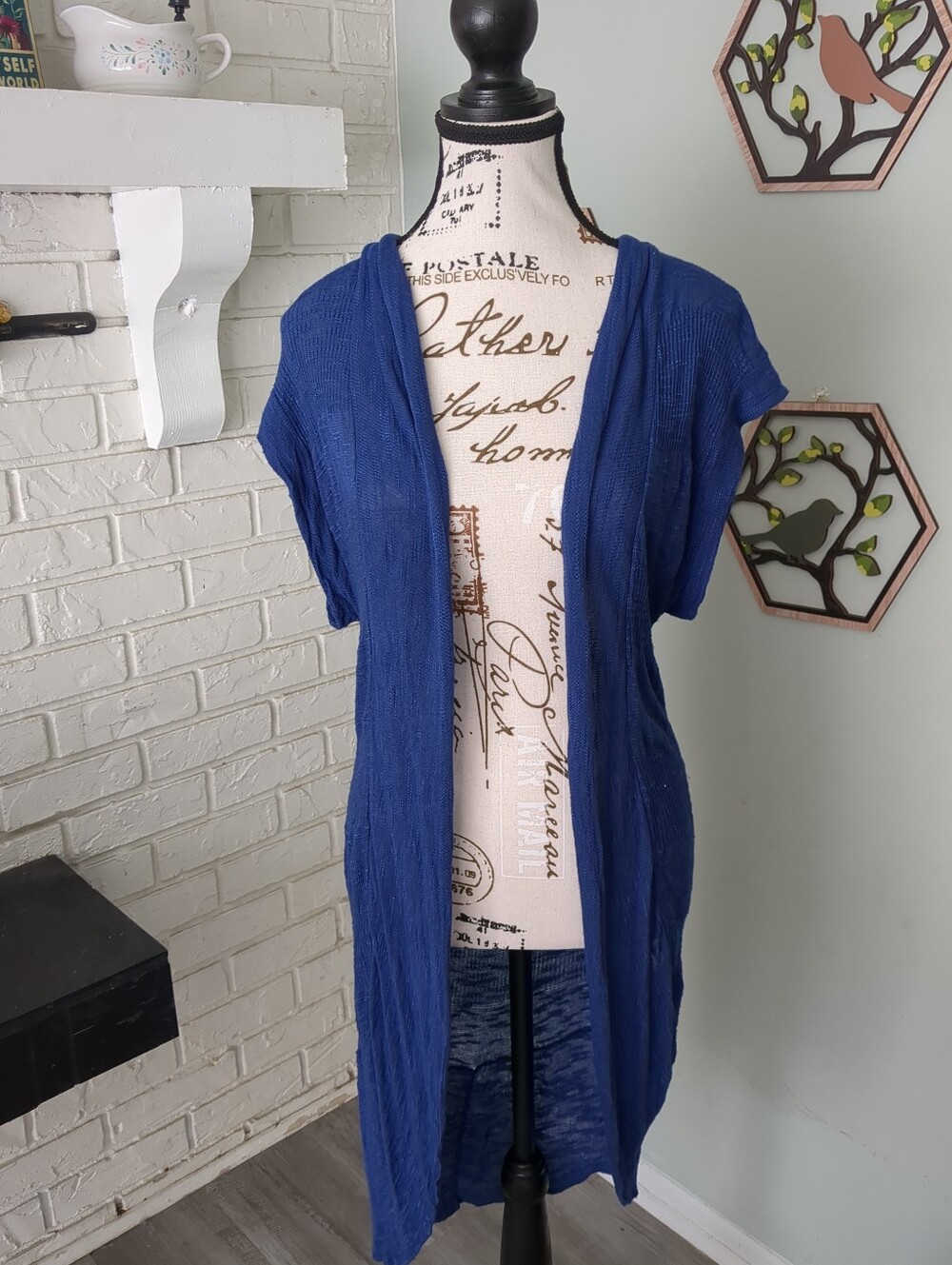 **3/$10** Absolutely Creative Duster Sweater Size Large